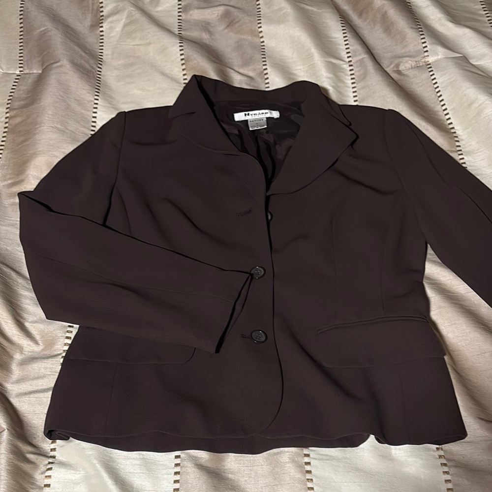Brown blazer